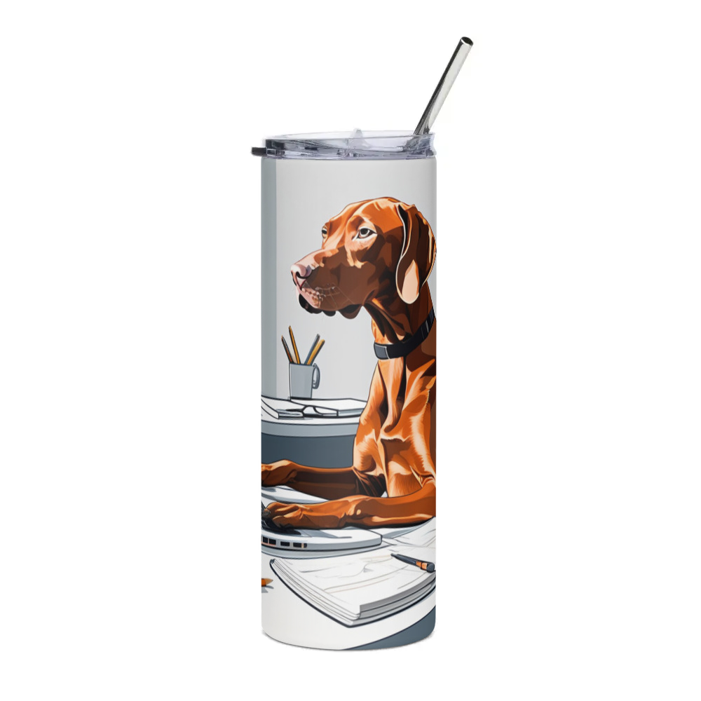 PugMug Custom Vizsla Stainless Steel Tumbler