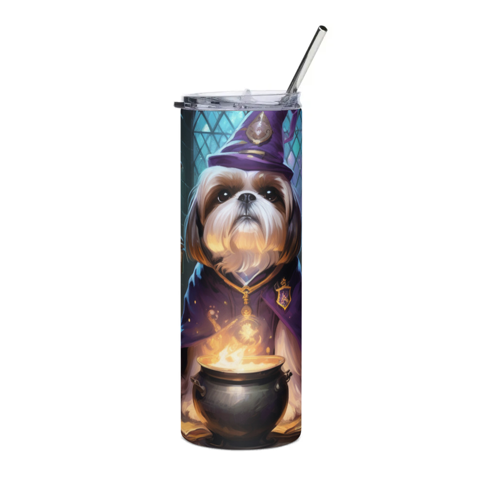 PugMug Custom Shih Tzu Stainless Steel Tumbler