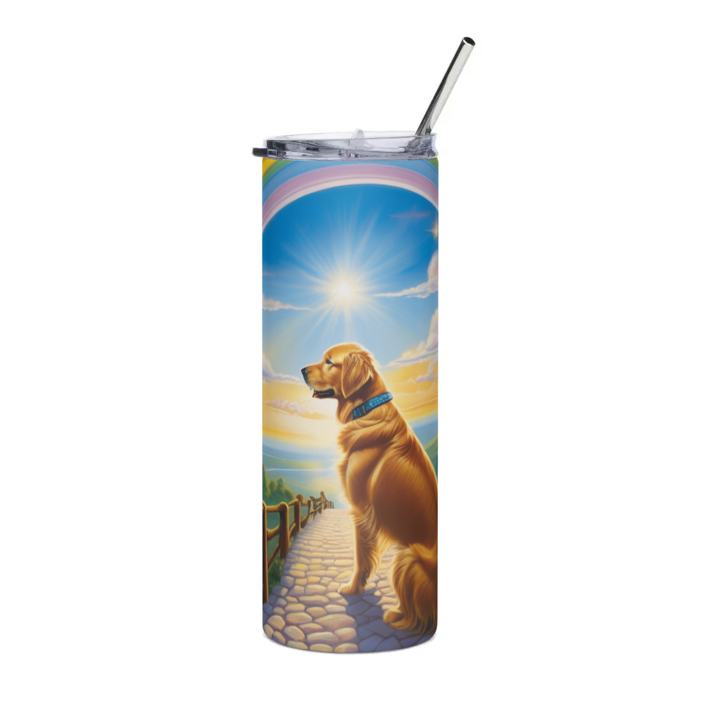 PugMug Custom Golden Retriever Stainless Steel Tumbler
