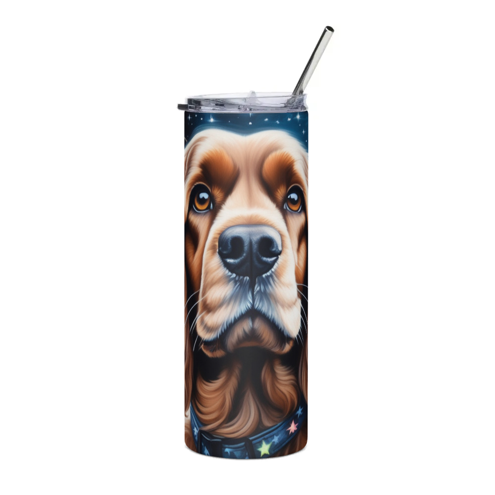 PugMug Custom Cocker Spaniel Stainless Steel Tumbler