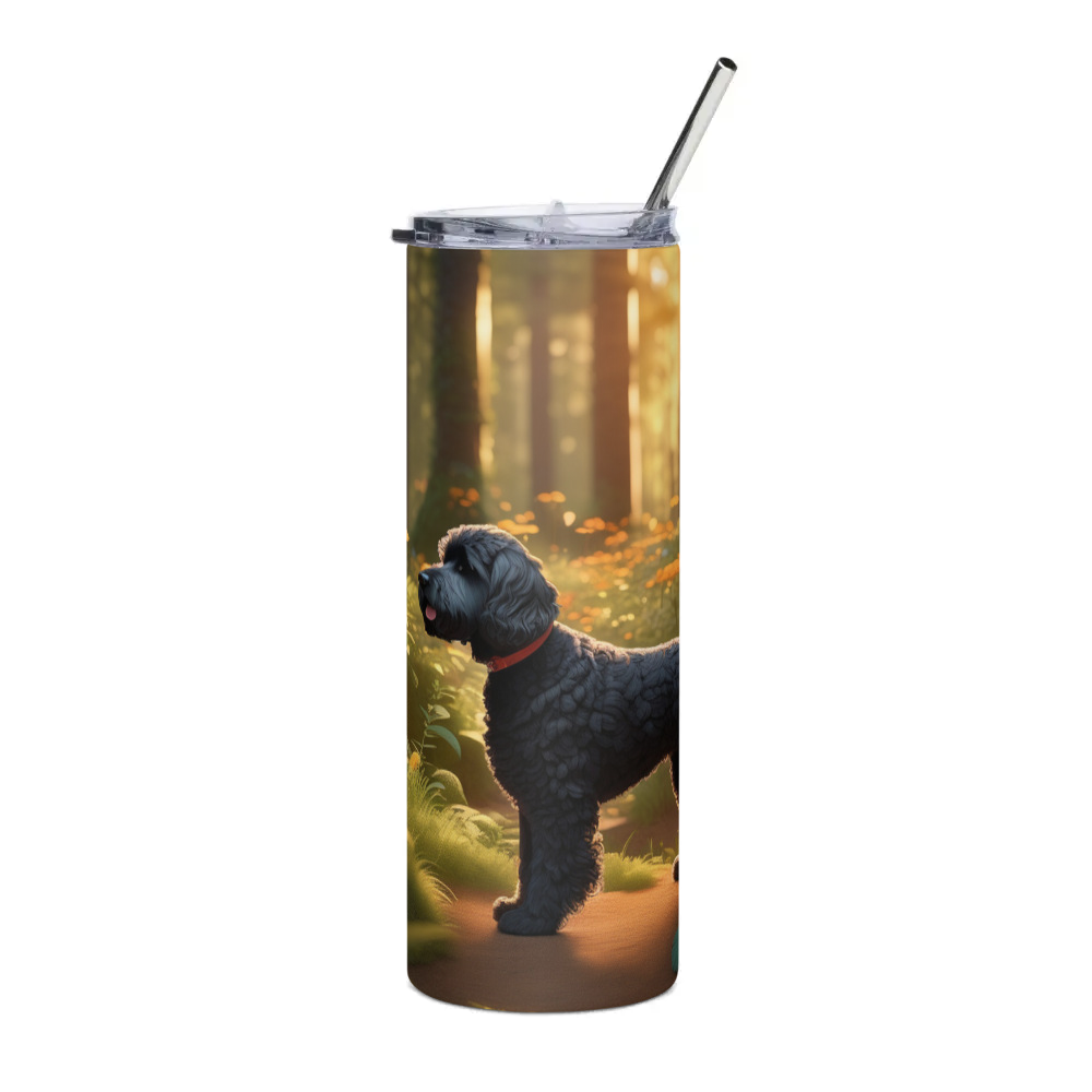 PugMug Custom Portuguese Water Dog Stainless Steel Tumbler