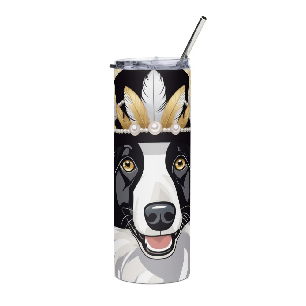 PugMug Custom Border Collie Stainless Steel Tumbler