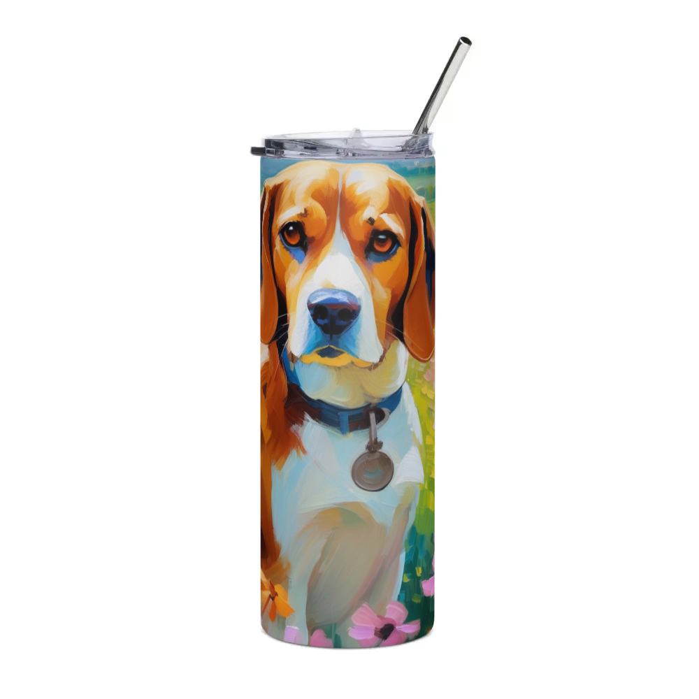 PugMug Custom Beagle Stainless Steel Tumbler