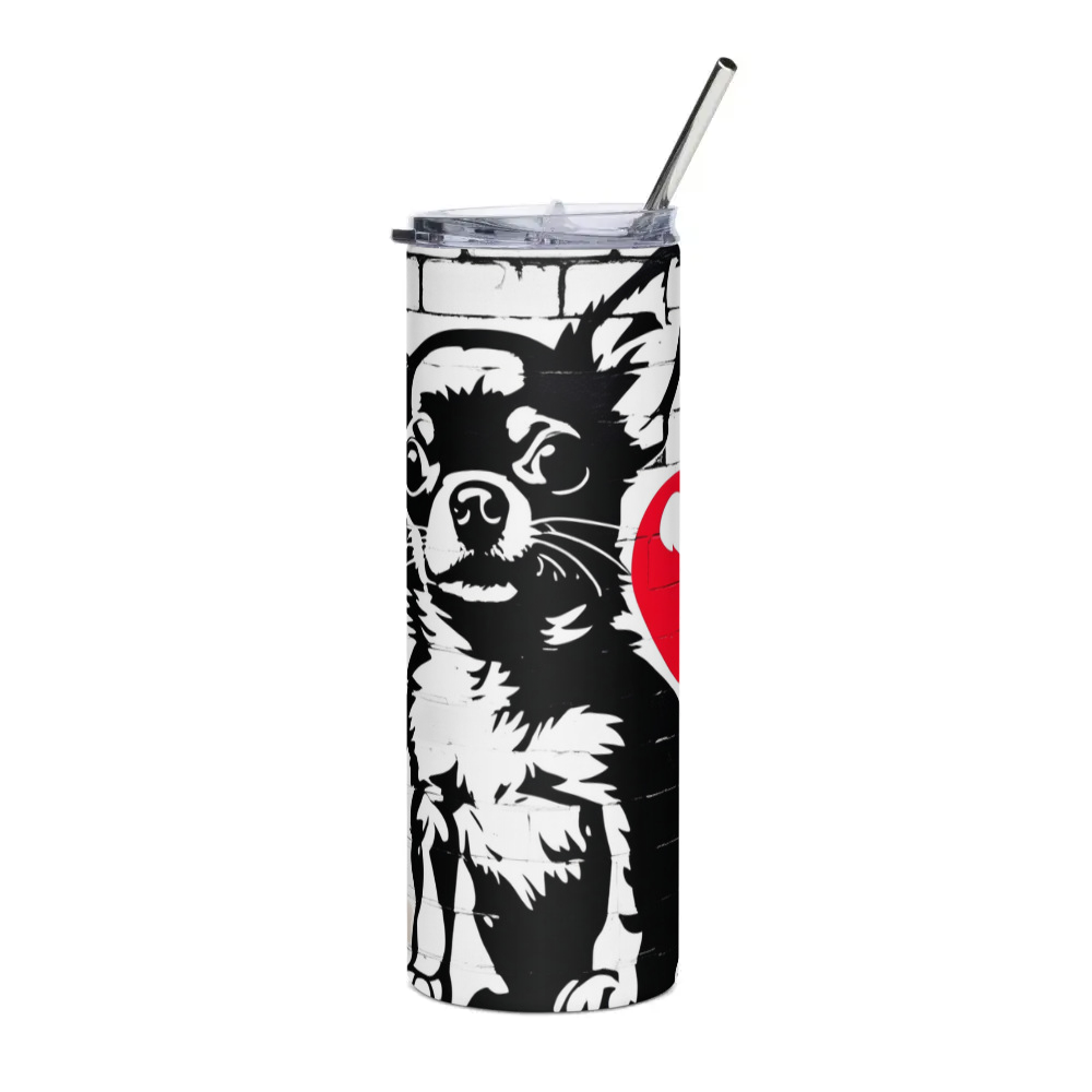 PugMug Custom Pet Stainless Steel Tumbler