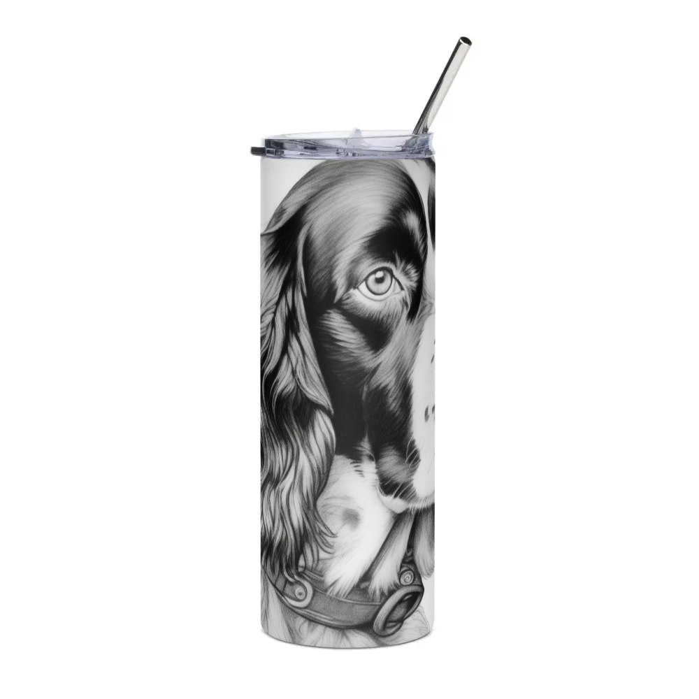 PugMug Custom English Springer Spaniel Stainless Steel Tumbler