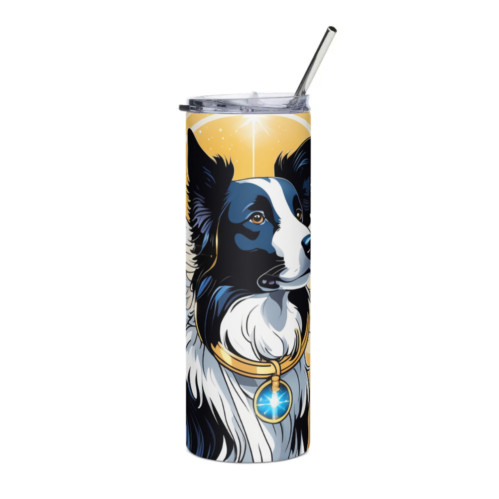 PugMug Custom Border Collie Stainless Steel Tumbler