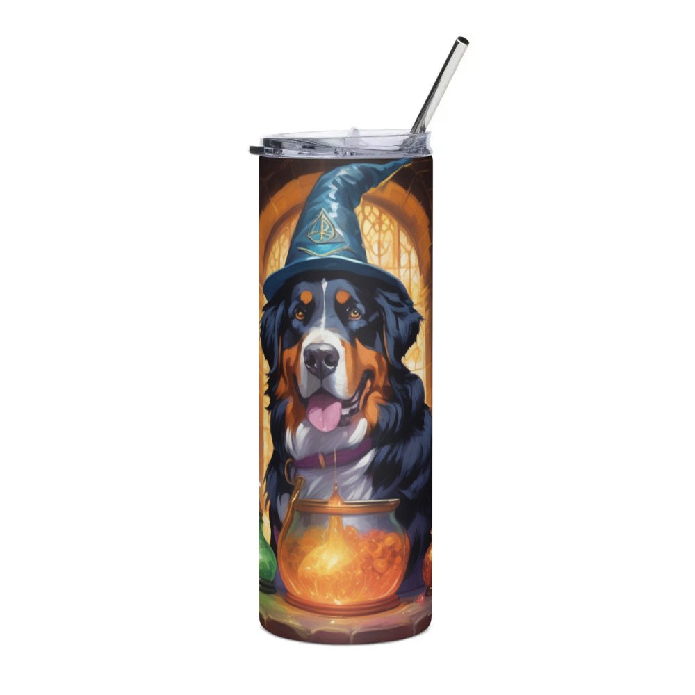 PugMug Custom Bernese Mountain Dog Stainless Steel Tumbler