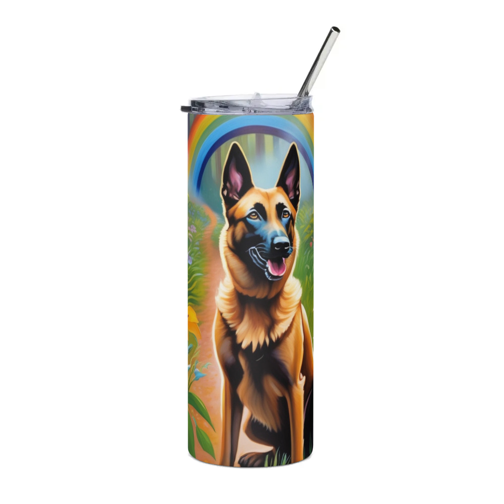 PugMug Custom Belgian Malinois Stainless Steel Tumbler