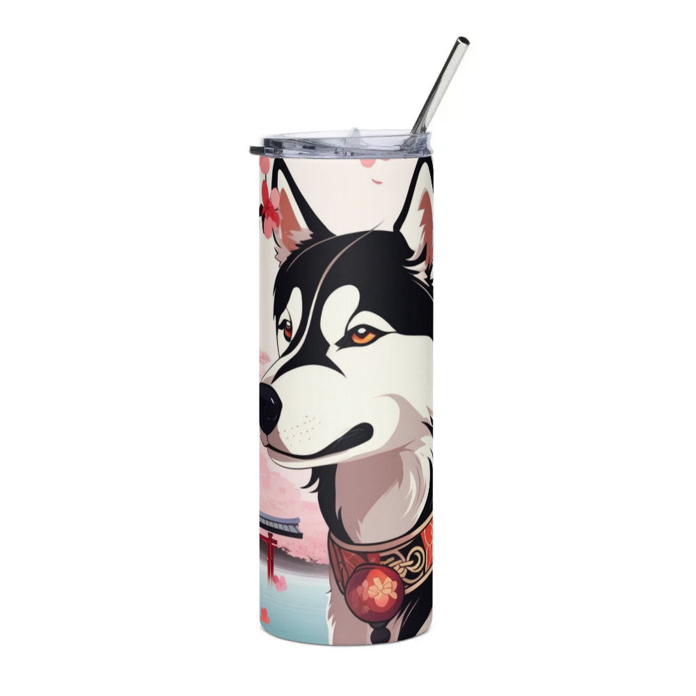 PugMug Custom Siberian Husky Stainless Steel Tumbler