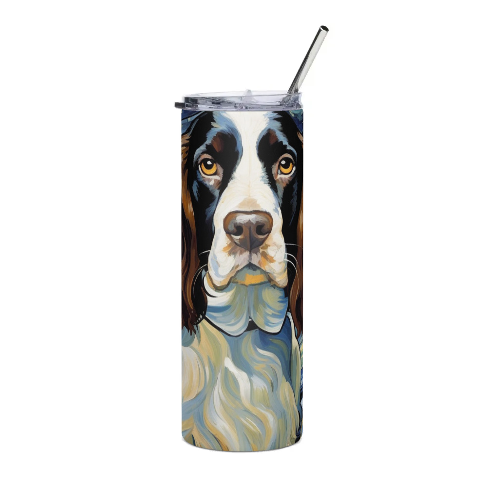 PugMug Custom English Springer Spaniel Stainless Steel Tumbler