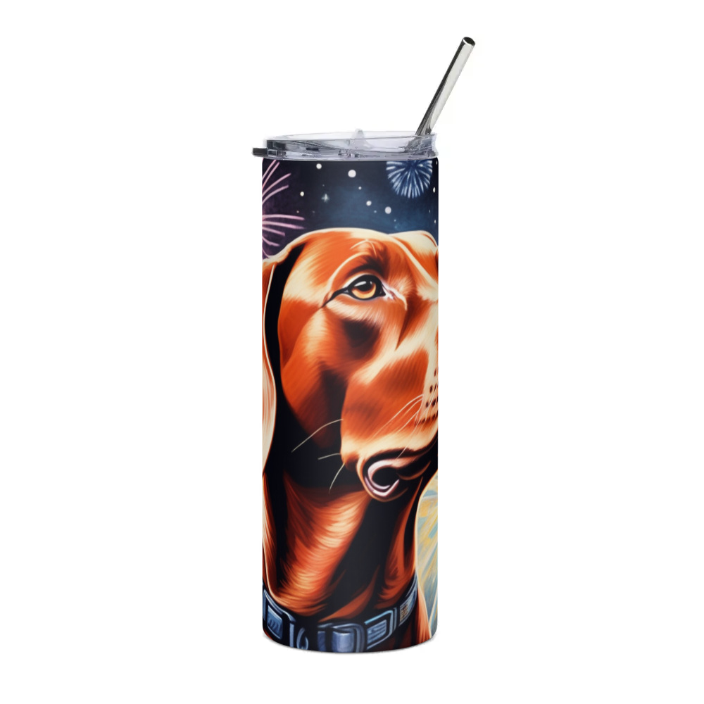 PugMug Custom Vizsla Stainless Steel Tumbler