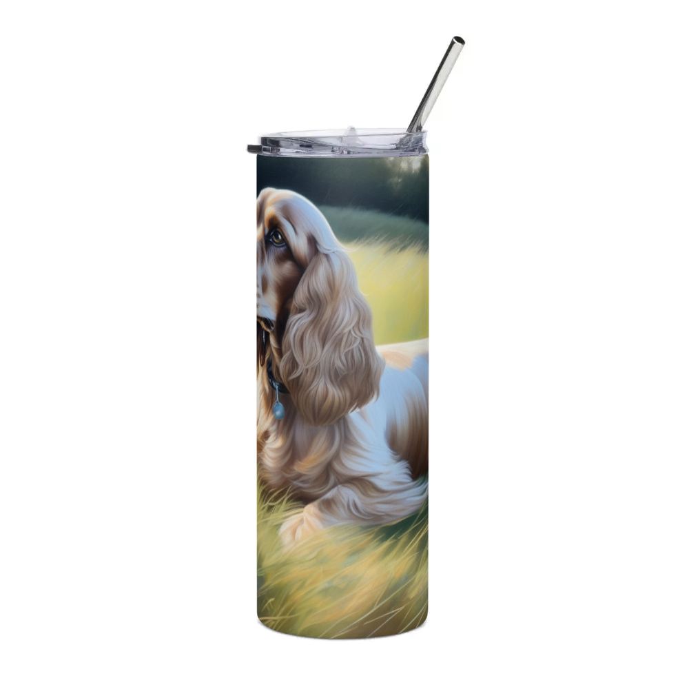 PugMug Custom Cocker Spaniel Stainless Steel Tumbler