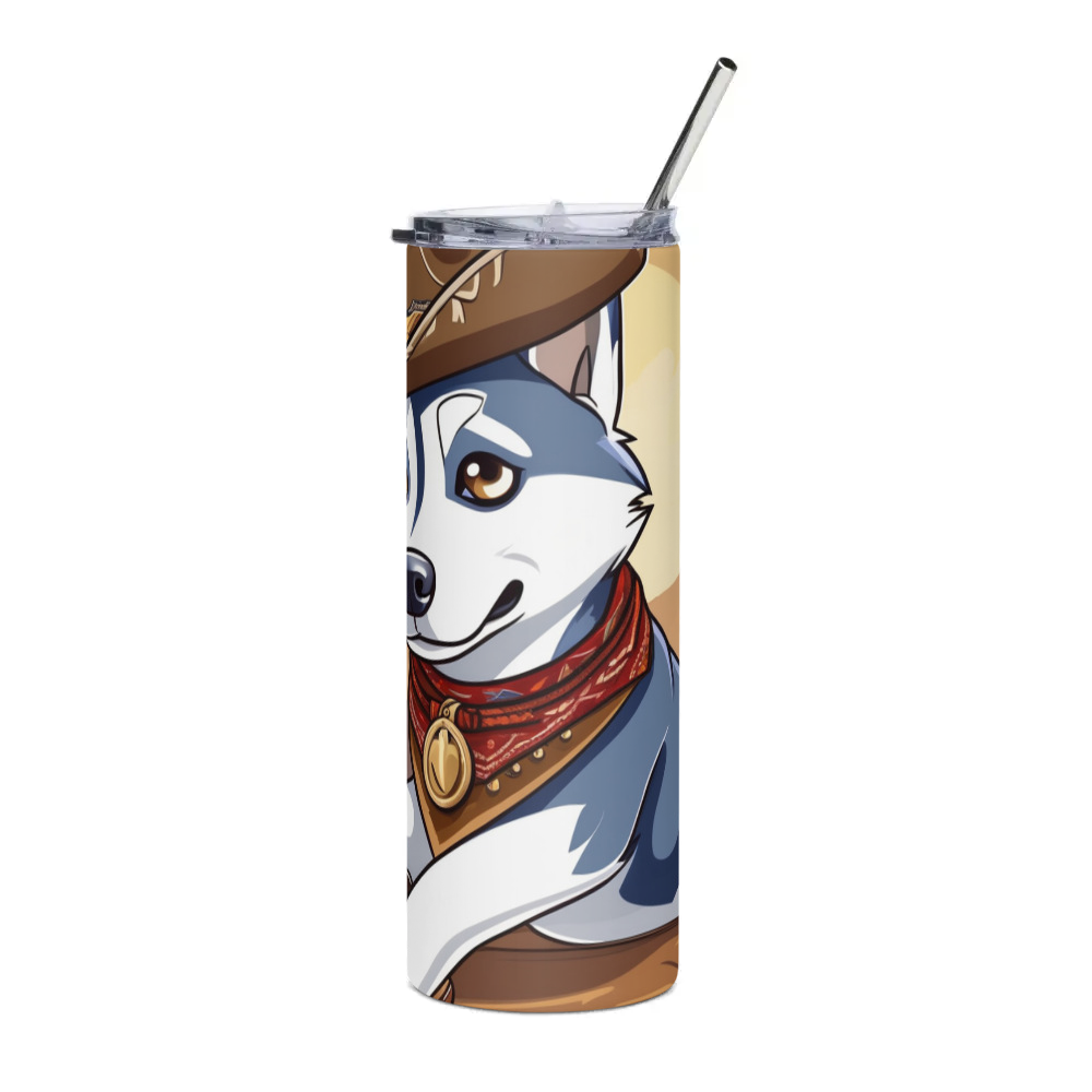 PugMug Custom Siberian Husky Stainless Steel Tumbler