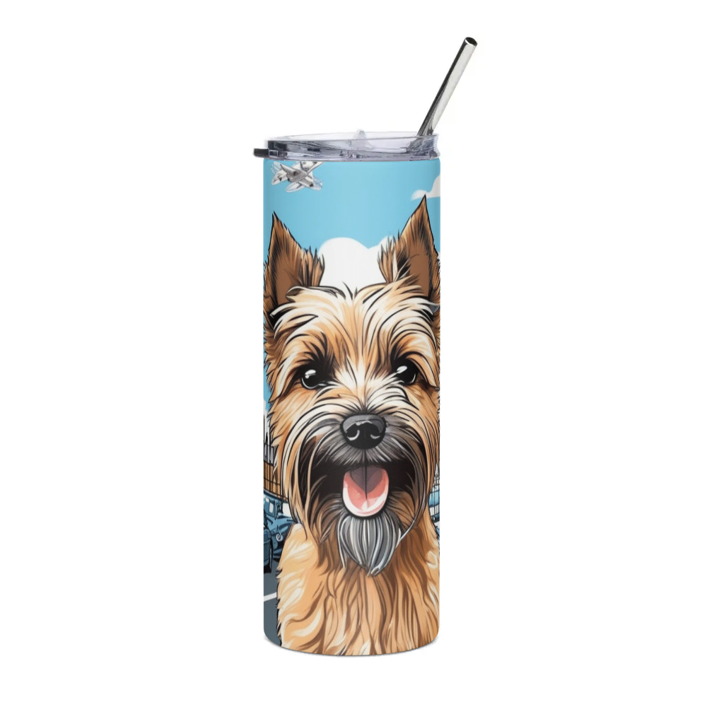 PugMug Custom Cairn Terrier Stainless Steel Tumbler