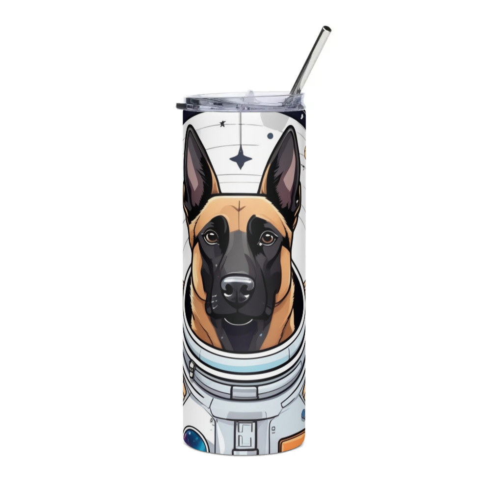 PugMug Custom Belgian Malinois Stainless Steel Tumbler