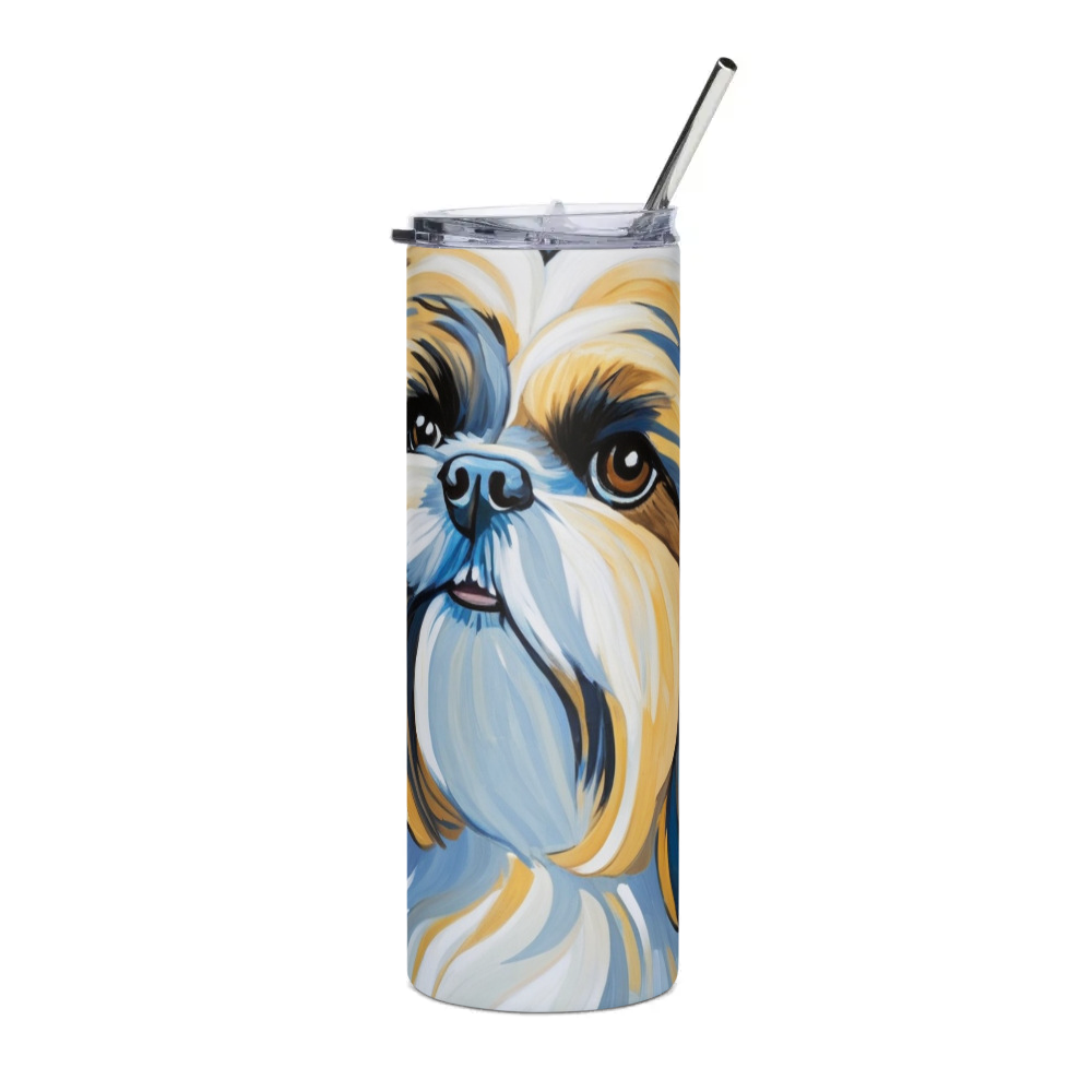 PugMug Custom Shih Tzu Stainless Steel Tumbler