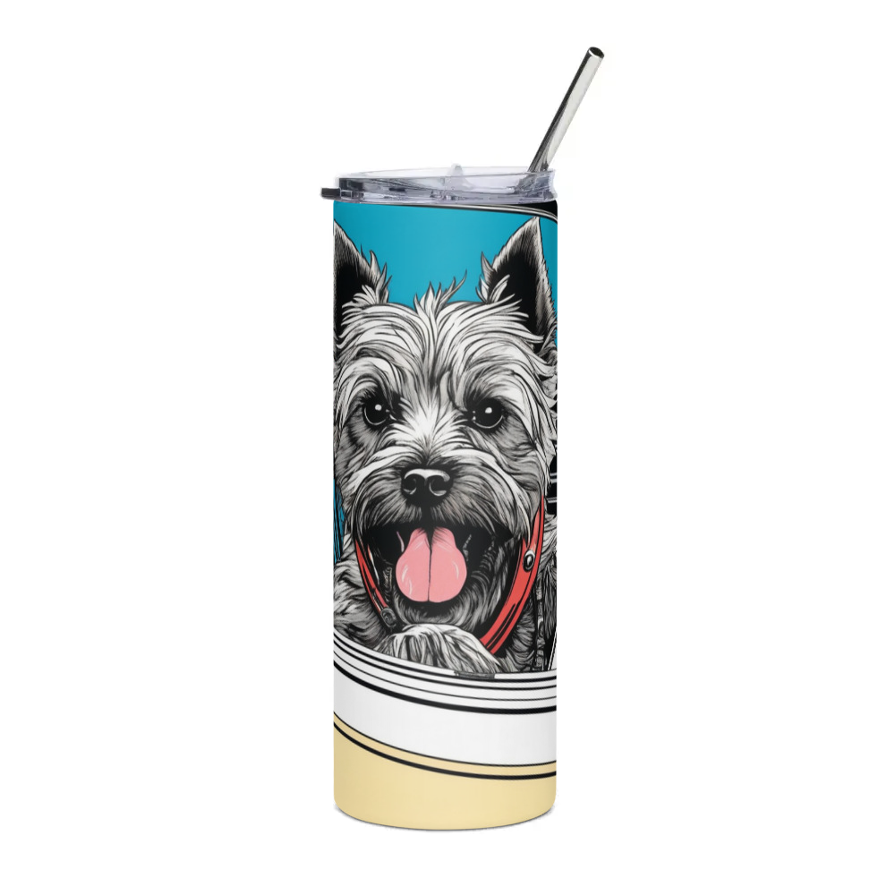 PugMug Custom Cairn Terrier Stainless Steel Tumbler