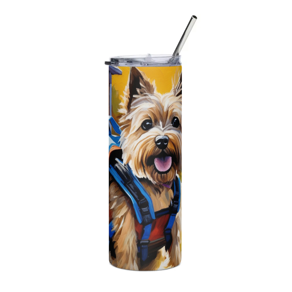 PugMug Custom Cairn Terrier Stainless Steel Tumbler