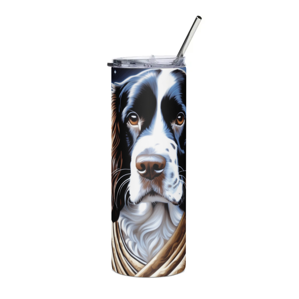 PugMug Custom English Springer Spaniel Stainless Steel Tumbler