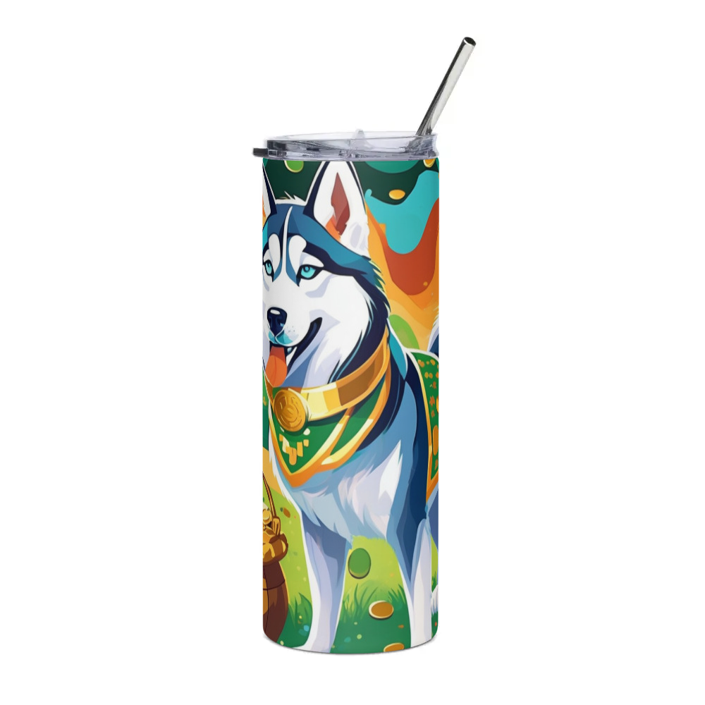 PugMug Custom Siberian Husky Stainless Steel Tumbler