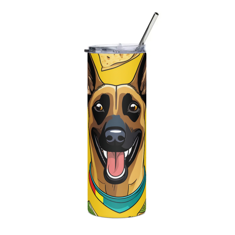 PugMug Custom Belgian Malinois Stainless Steel Tumbler