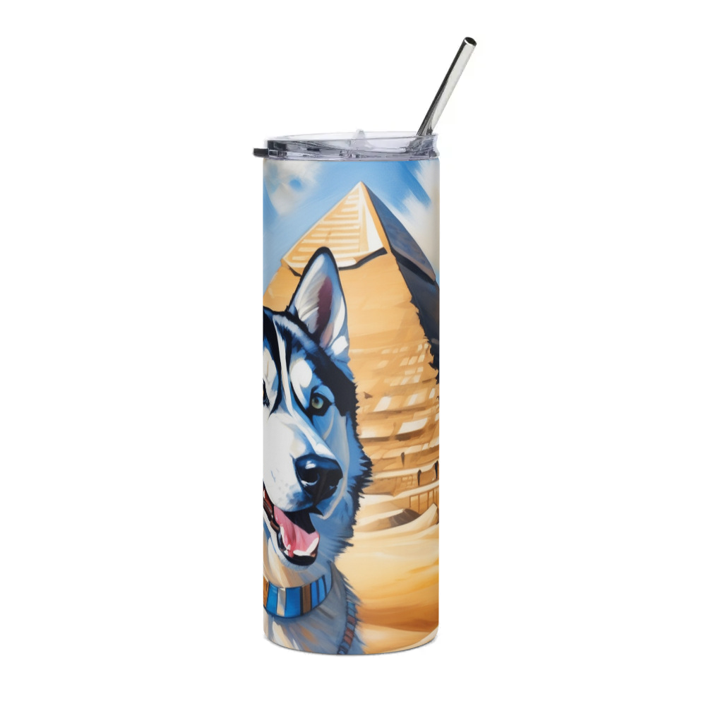PugMug Custom Siberian Husky Stainless Steel Tumbler