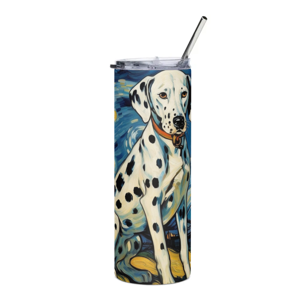 PugMug Custom Dalmatian Stainless Steel Tumbler