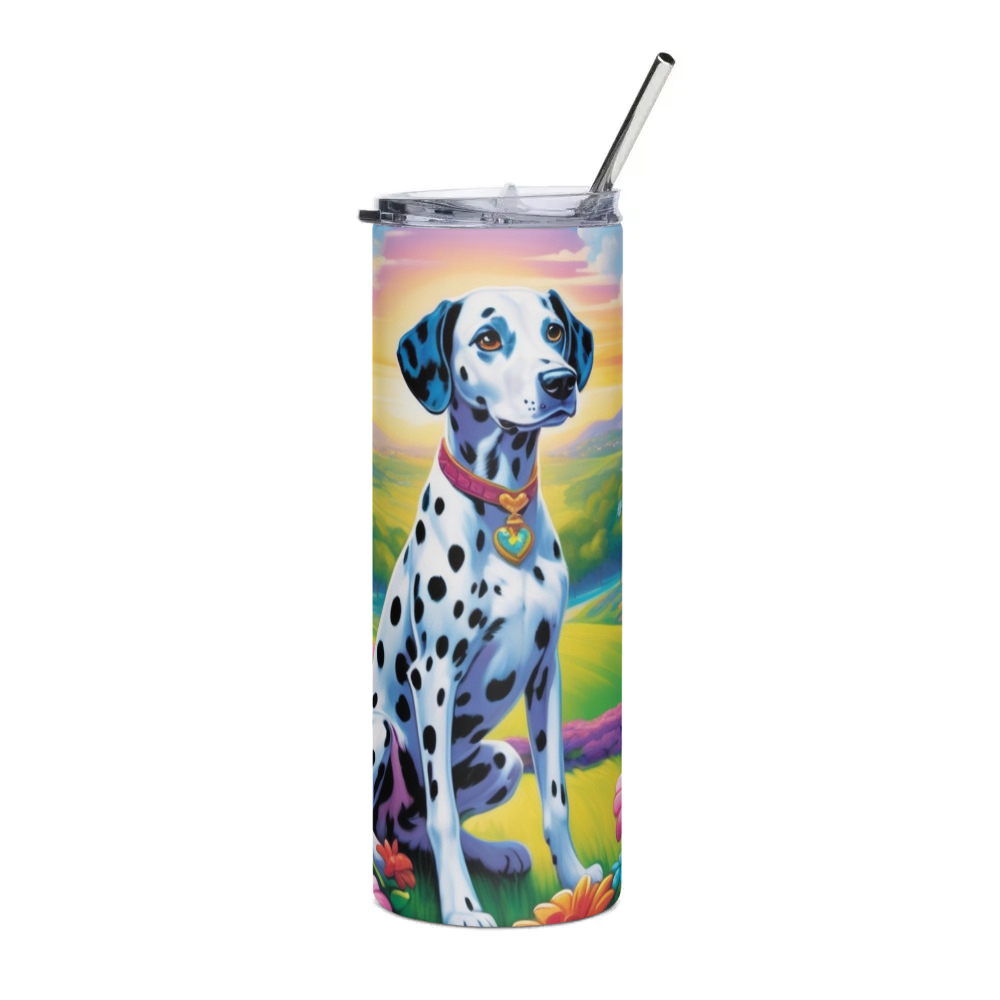 PugMug Custom Dalmatian Stainless Steel Tumbler