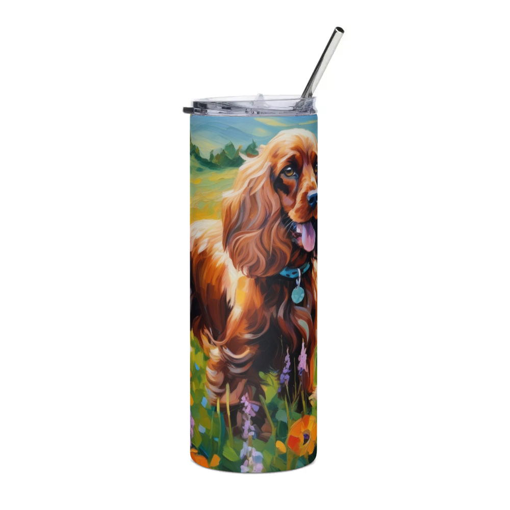 PugMug Custom Cocker Spaniel Stainless Steel Tumbler