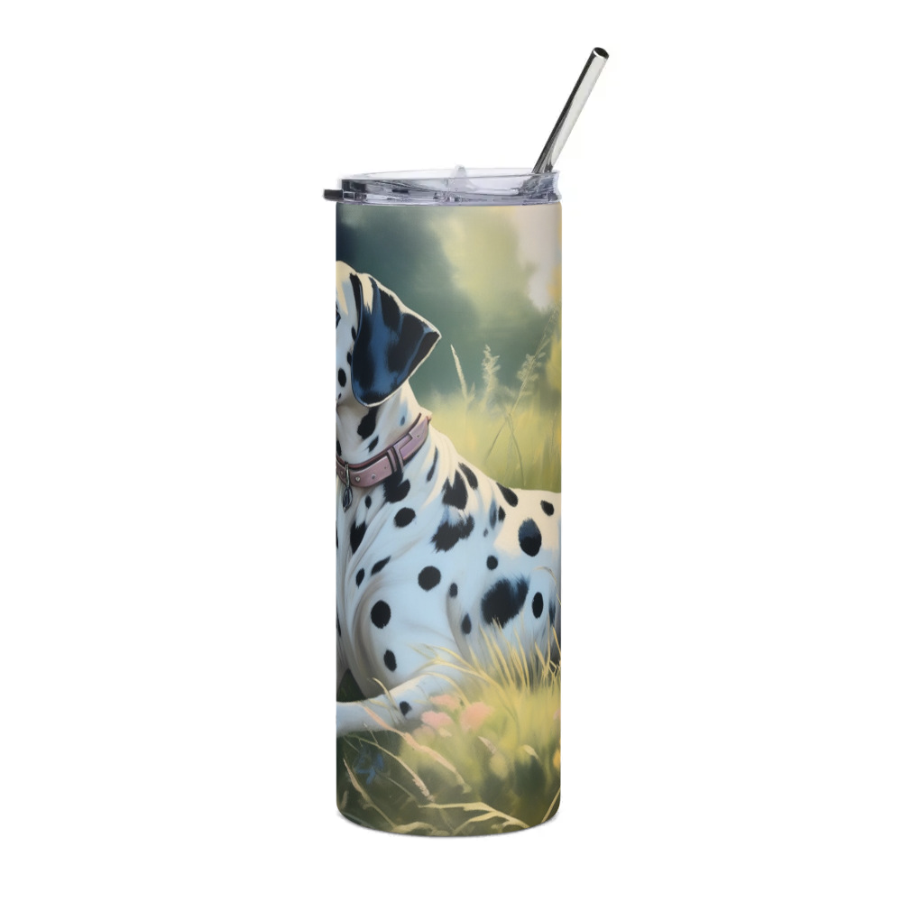 PugMug Custom Dalmatian Stainless Steel Tumbler