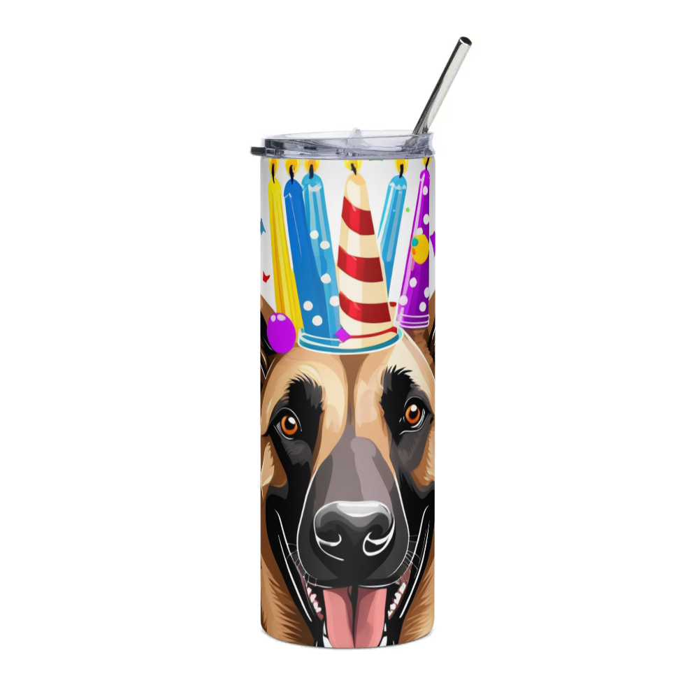 PugMug Custom Belgian Malinois Stainless Steel Tumbler