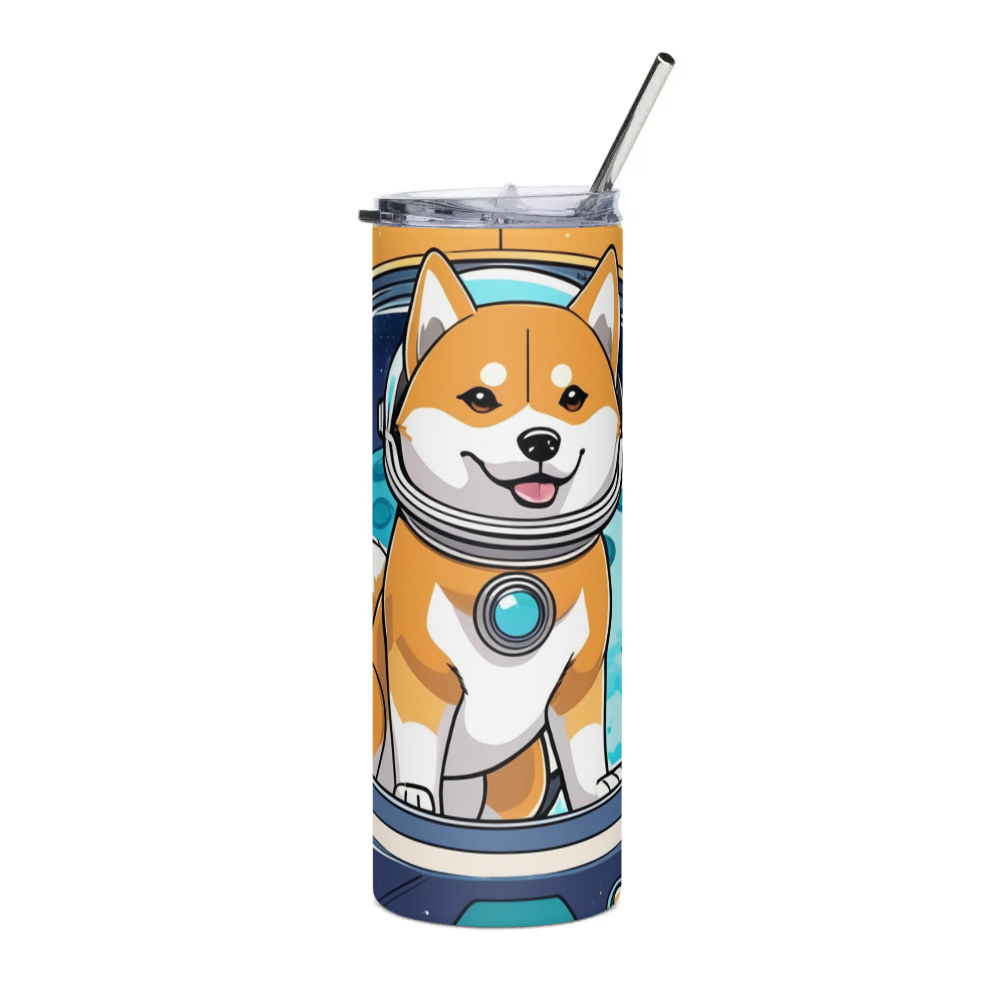 PugMug Custom Shiba Inu Stainless Steel Tumbler