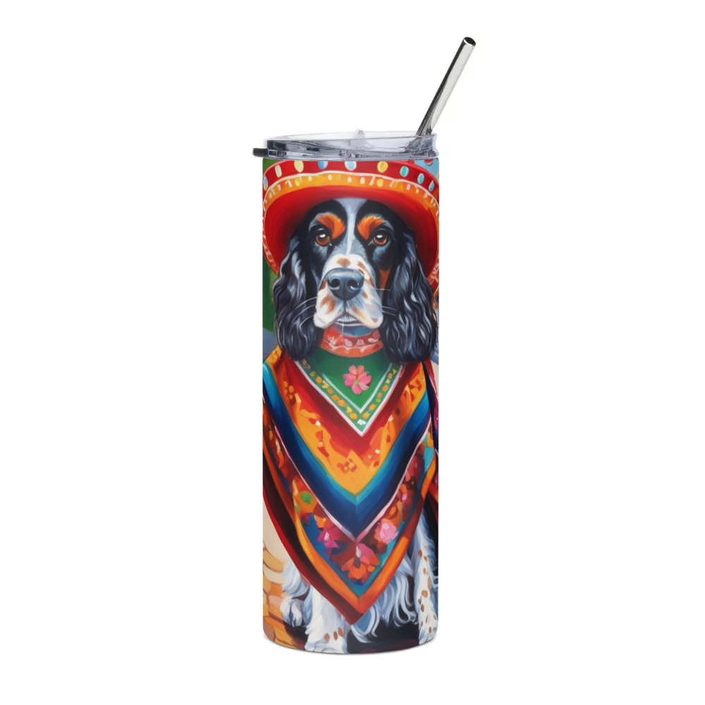 PugMug Custom English Cocker Spaniel Stainless Steel Tumbler