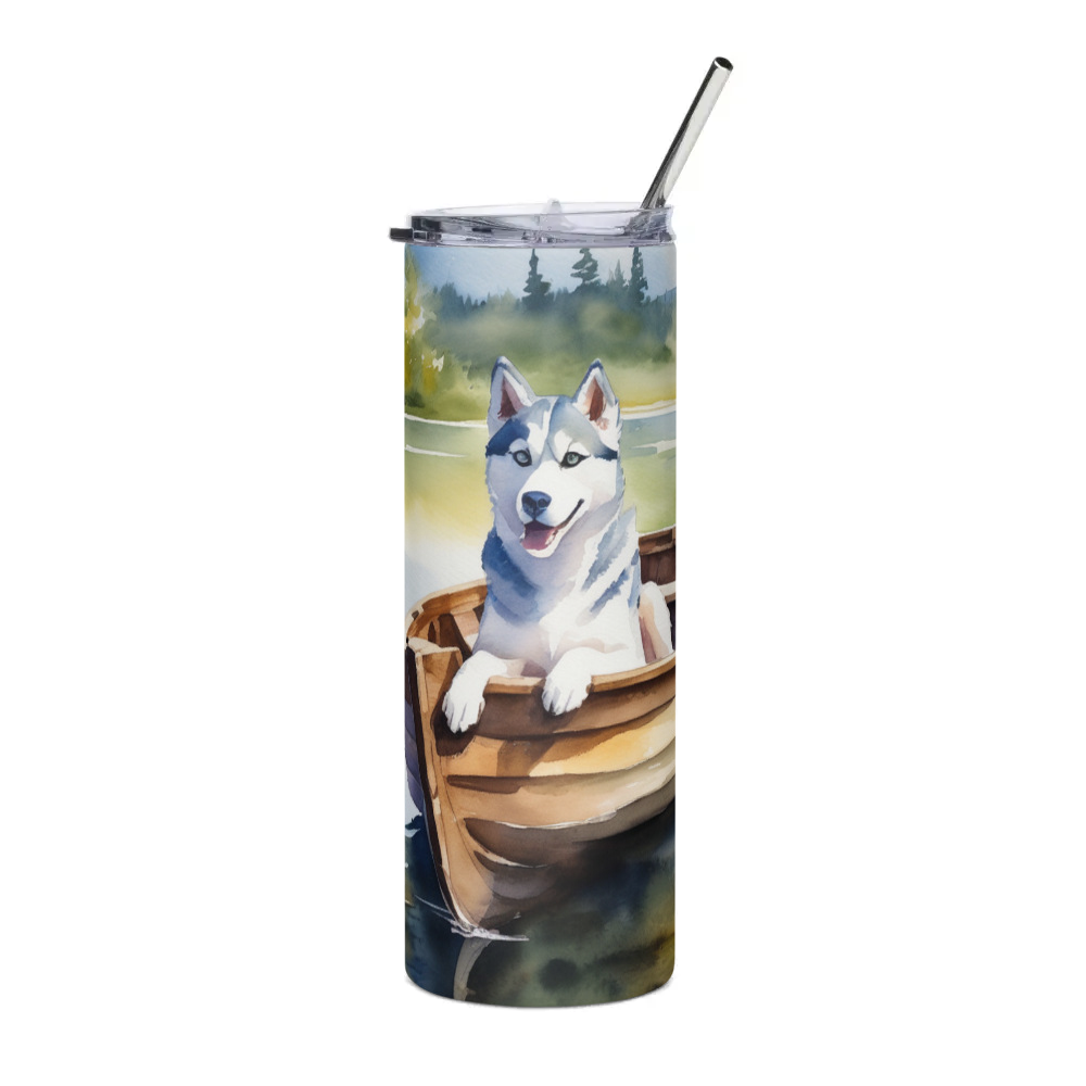 PugMug Custom Siberian Husky Stainless Steel Tumbler