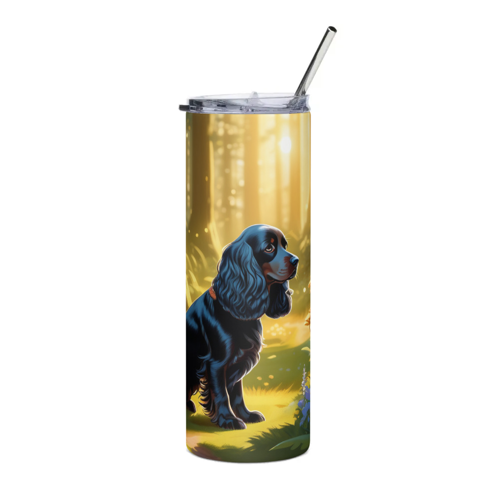 PugMug Custom Cocker Spaniel Stainless Steel Tumbler