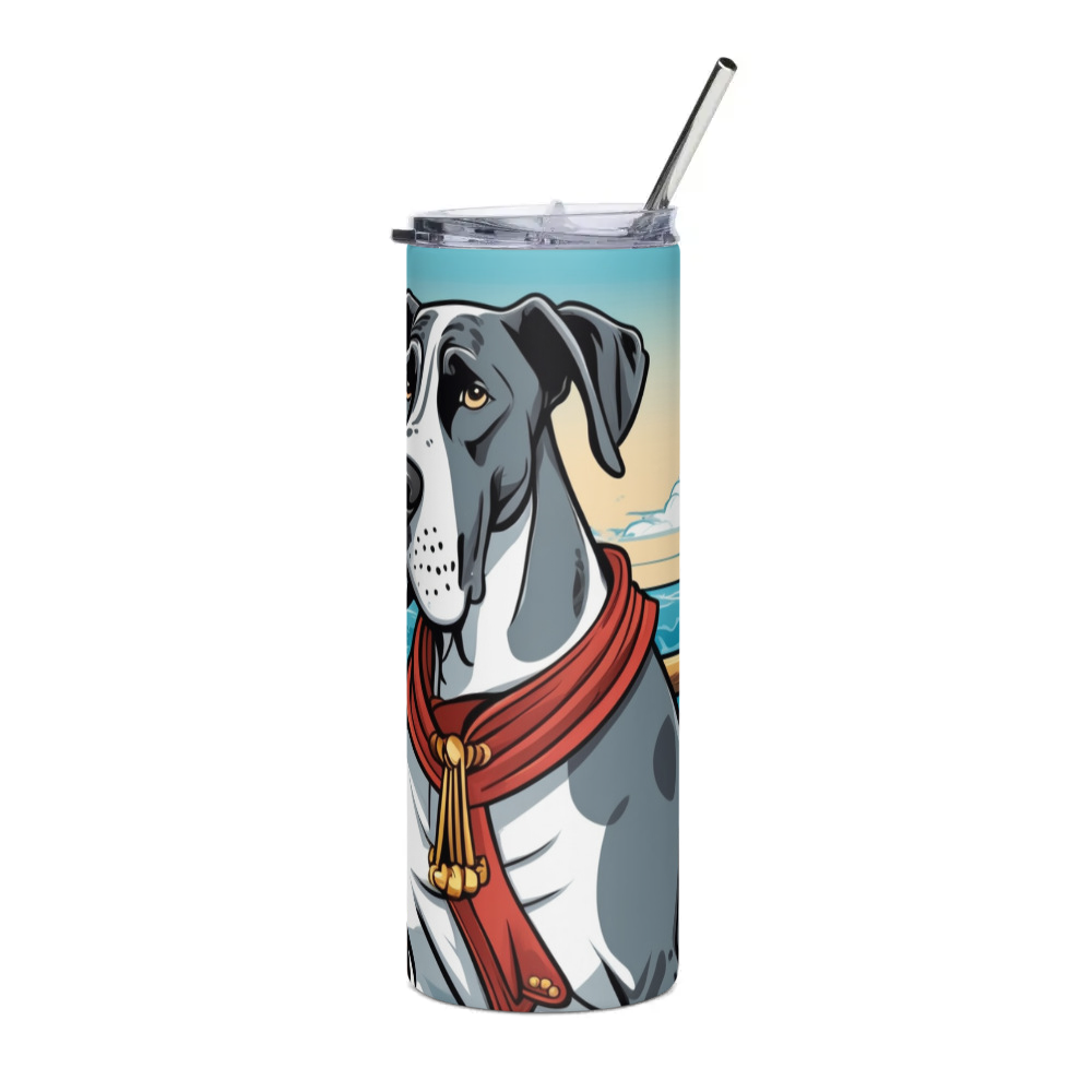 PugMug Custom Great Dane Stainless Steel Tumbler
