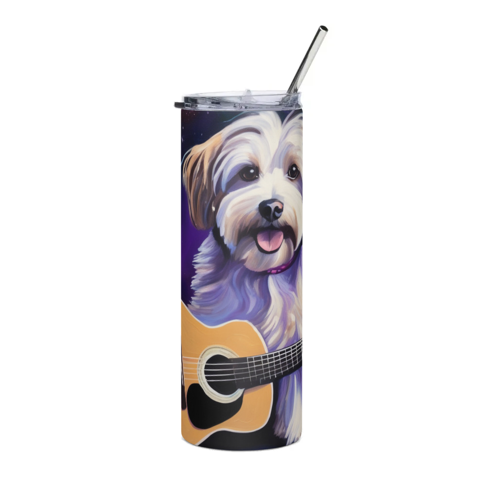PugMug Custom Tan Havanese Dog Stainless Steel Tumbler