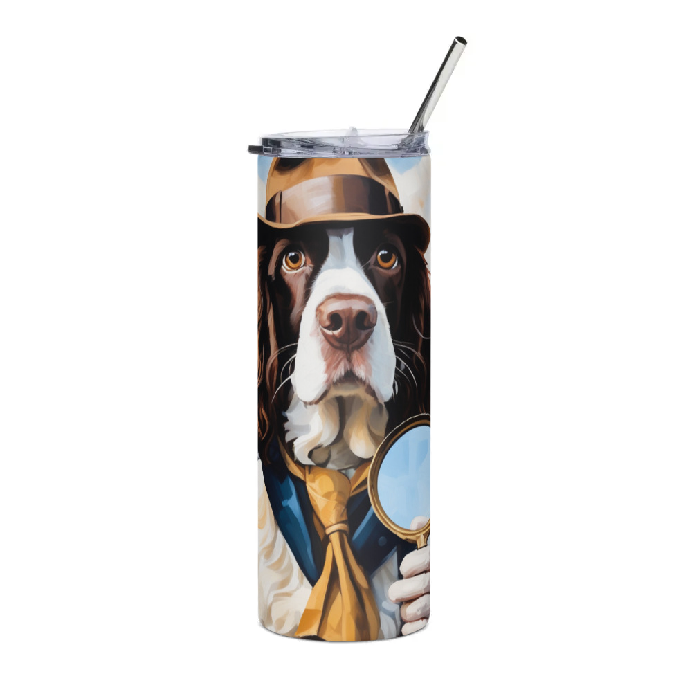 PugMug Custom English Springer Spaniel Stainless Steel Tumbler
