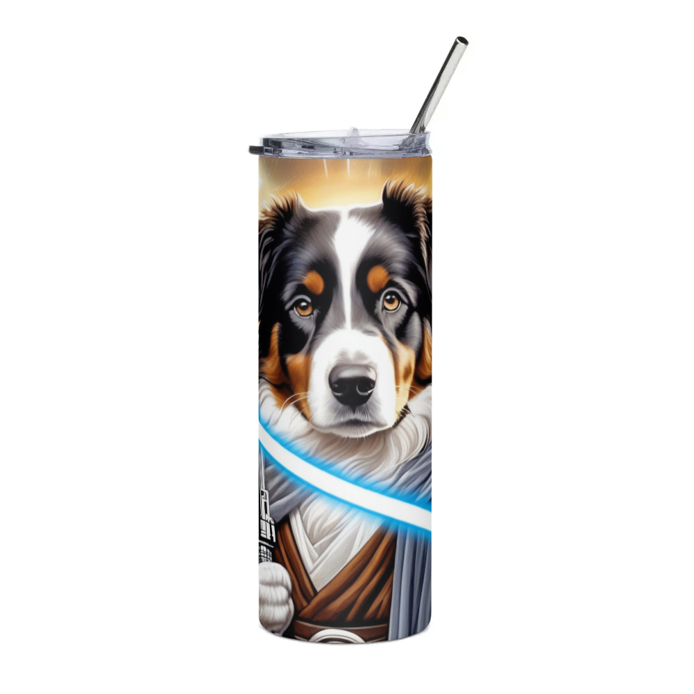 PugMug Custom Miniature American Shepherd Stainless Steel Tumbler