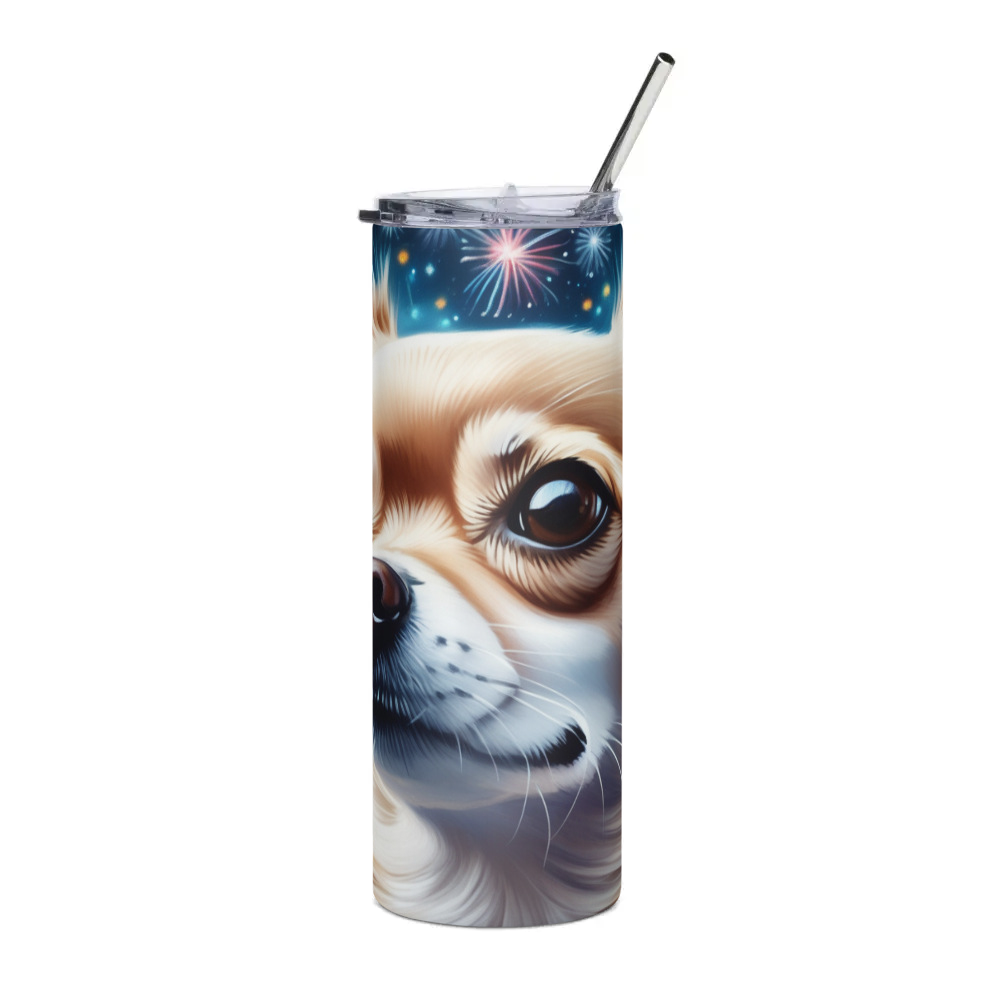 PugMug Custom Chihuahua Stainless Steel Tumbler