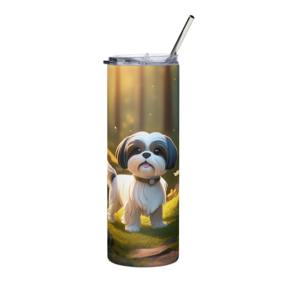 PugMug Custom Shih Tzu Stainless Steel Tumbler