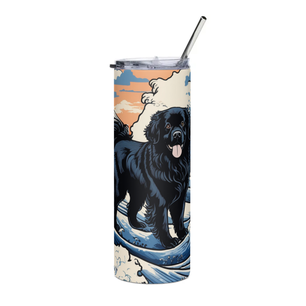 PugMug Custom Newfoundland Stainless Steel Tumbler