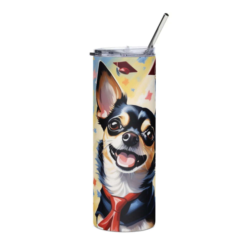 PugMug Custom Chihuahua Stainless Steel Tumbler