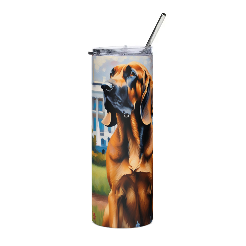 PugMug Custom Bloodhound Stainless Steel Tumbler