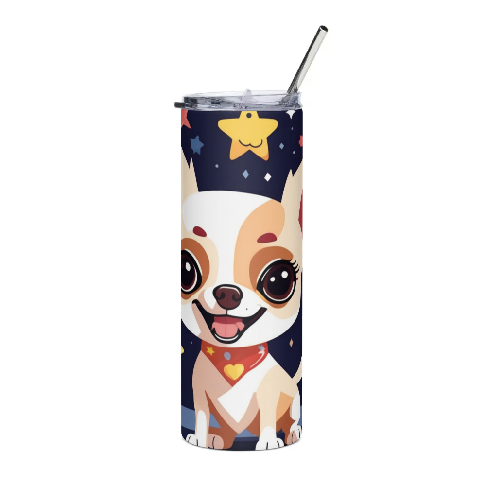 PugMug Custom Chihuahua Stainless Steel Tumbler