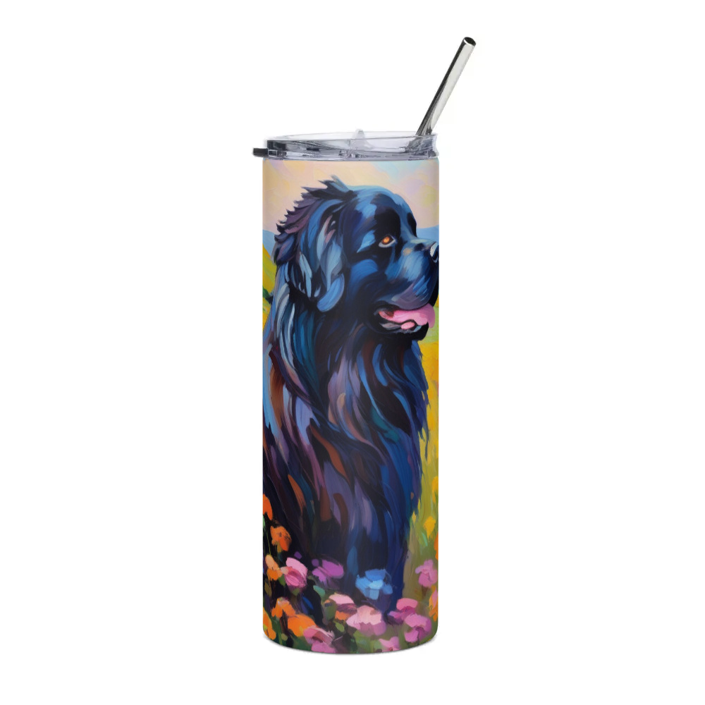 PugMug Custom Newfoundland Stainless Steel Tumbler