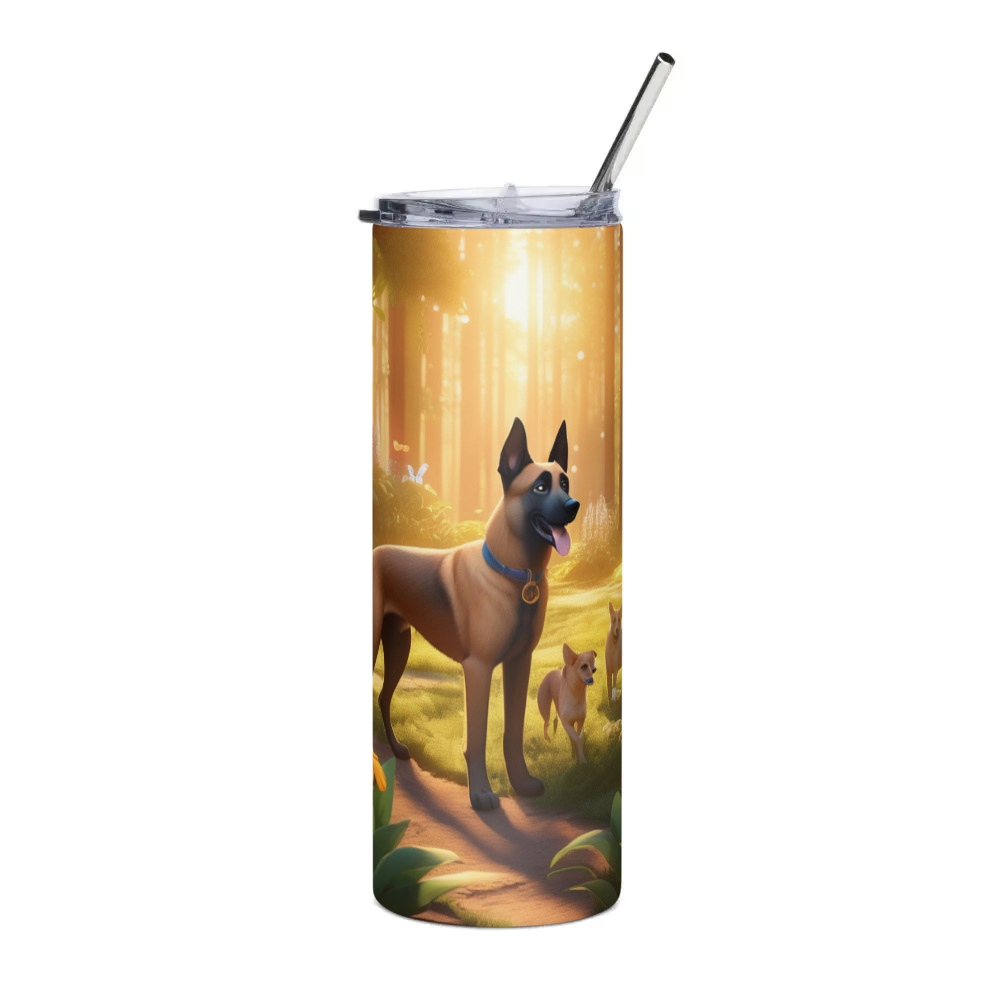 PugMug Custom Belgian Malinois Stainless Steel Tumbler