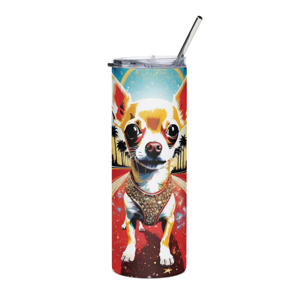 PugMug Custom Chihuahua Stainless Steel Tumbler