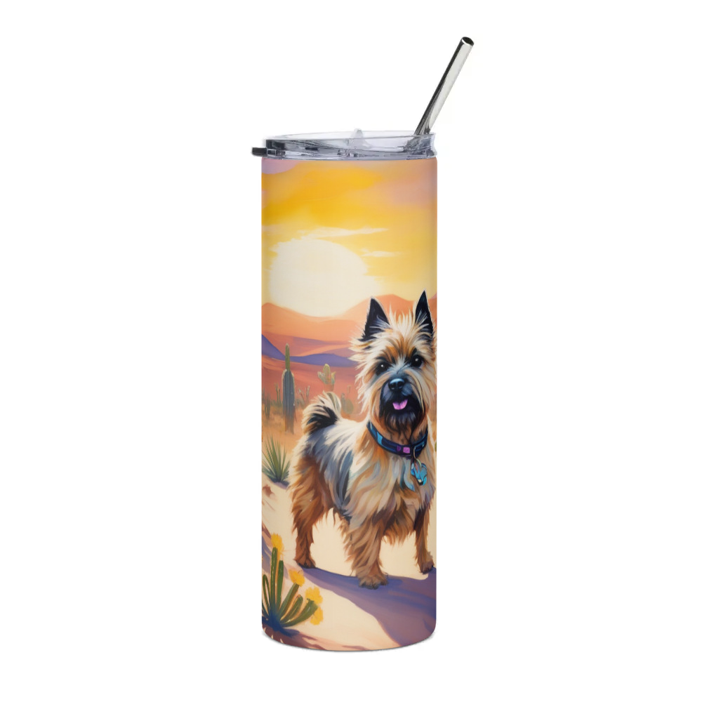 PugMug Custom Cairn Terrier Stainless Steel Tumbler