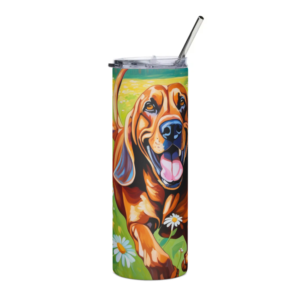 PugMug Custom Bloodhound Stainless Steel Tumbler